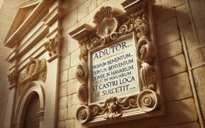 L’iscrizione di S.Adiutore