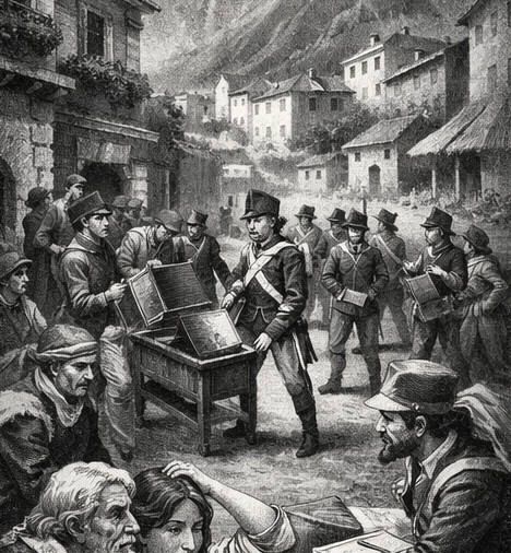 Cava durante la dominazione fra1ncese