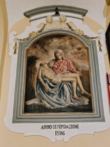 Pieta’ – affresco Purgatorio