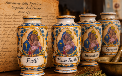 La Madonna sui vasi, la pasta che non si mangia e il giardino dei semplici